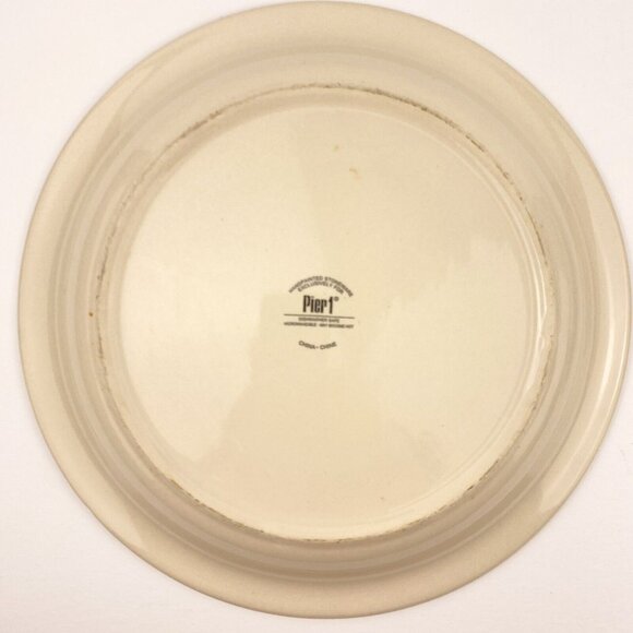 Pier 1 Imports Valencia Dinner Plate 10.5 in, set of three, hand painted - Picture 5 of 7